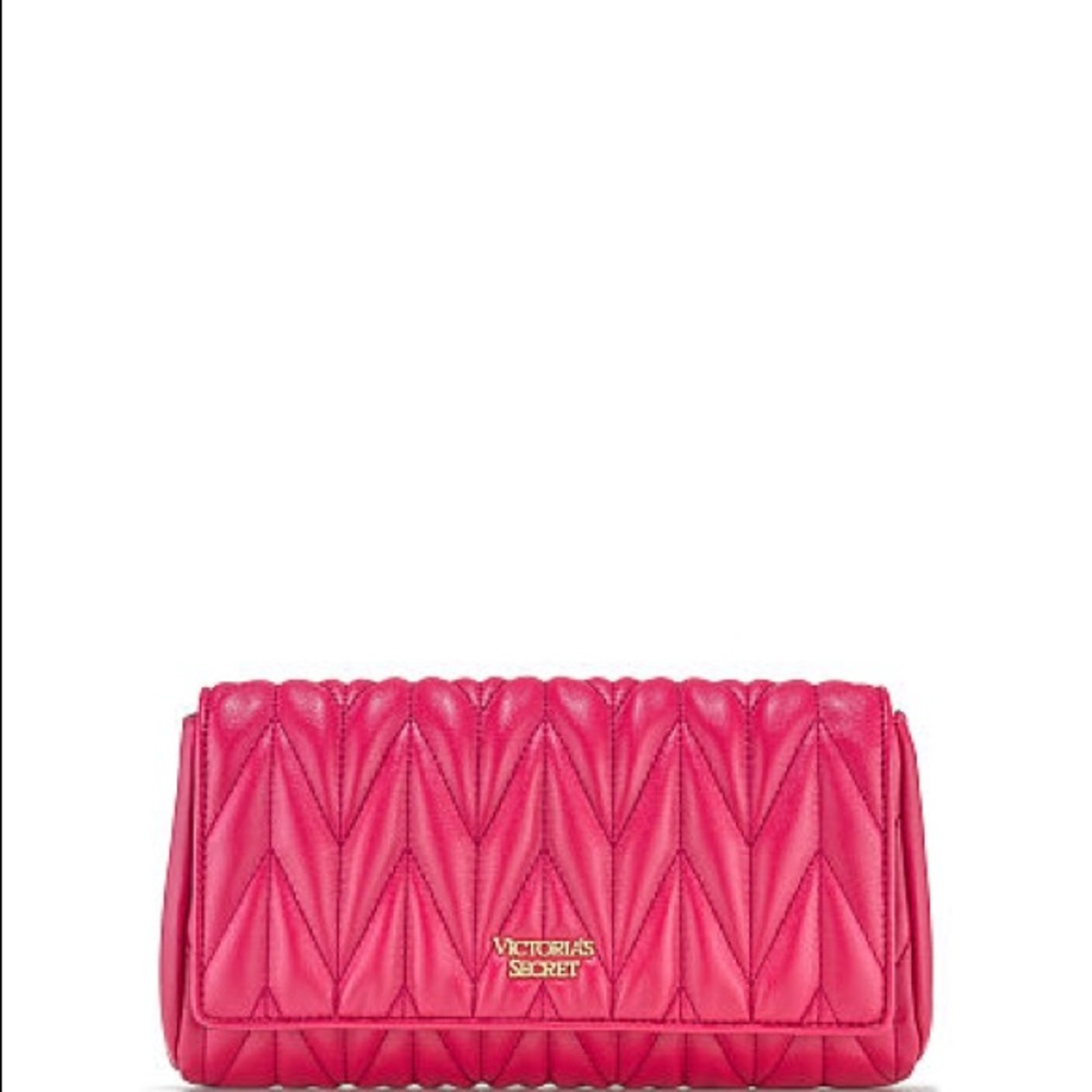 BNWT Victoria’s Secret Chevron Quilt Uptown Clutch